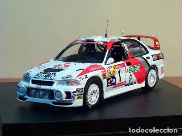 Coches a escala: Mitsubishi Lancer Evo IV - Rally Portugal 1997 - T.Makinen, S.Harjanne - Vitesse - 1:43