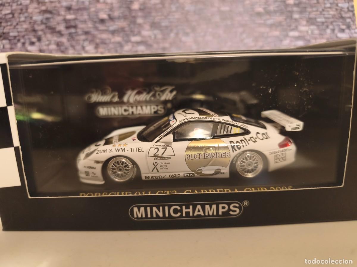 Coches a escala: WEC. Porsche 911 GT2 Carrera Cup. M. Warnecke 2005. Minichamps 1/43. Leer bien descripci&oacute;n