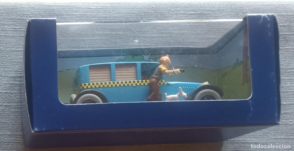 Coches a escala: Tintin Coche Atlas 4 Taxi Checker de Tint&iacute;n en Am&eacute;rica Ed francesa