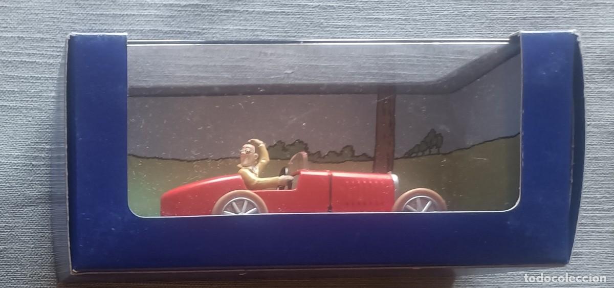 Coches a escala: Tintin Coche Atlas 54 b&oacute;lido Bugatti de Bobby Smiles Tintin en Am&eacute;rica