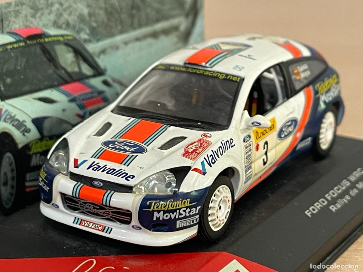 Coches a escala: Coche FORD FOCUS WRC 2001 Rallye de Monte-Carlo #3 Carlos Sainz Collection 1:43 die-cast ixo altaya