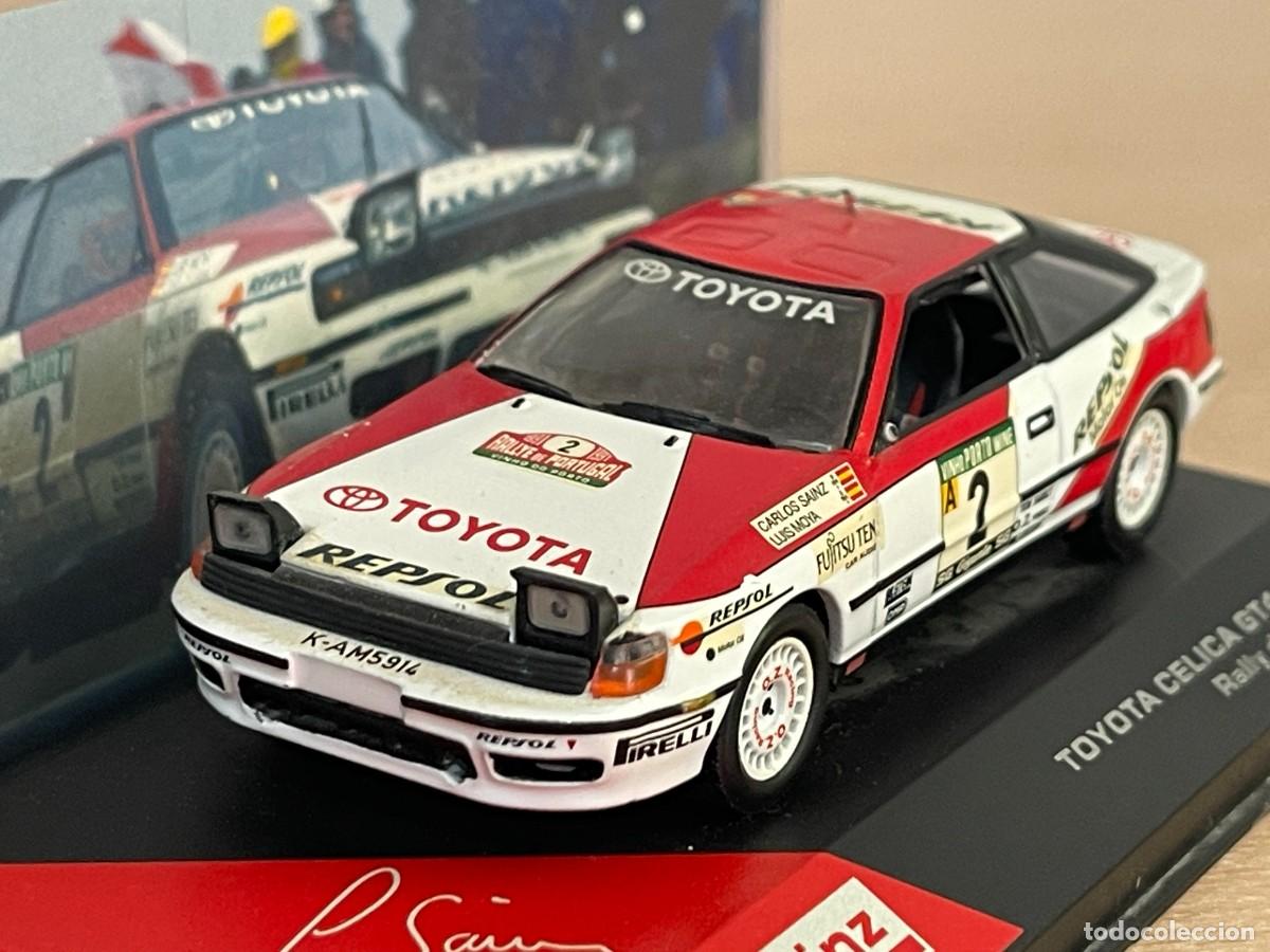 Coches a escala: Coche TOYOTA CELICA GT4 1991 Rally de Portugal #2 Carlos Sainz 1:43 die-cast metal car ixo altaya