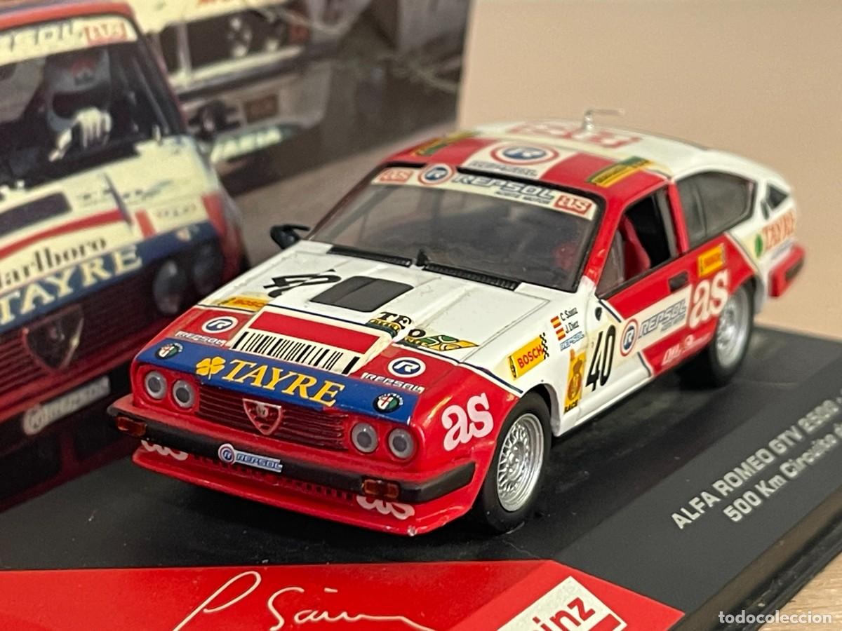 Coches a escala: Coche ALFA ROMEO GTV 2500 1985 500 Km Circuito Jarama #40 Carlos Sainz 1:43 die-cast car ixo altaya