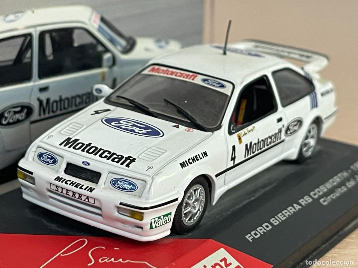Coches a escala: Coche FORD SIERRA RS COSWORTH 1988 Circuito Jarama #4 Carlos Sainz 1:43 die-cast metal ixo altaya
