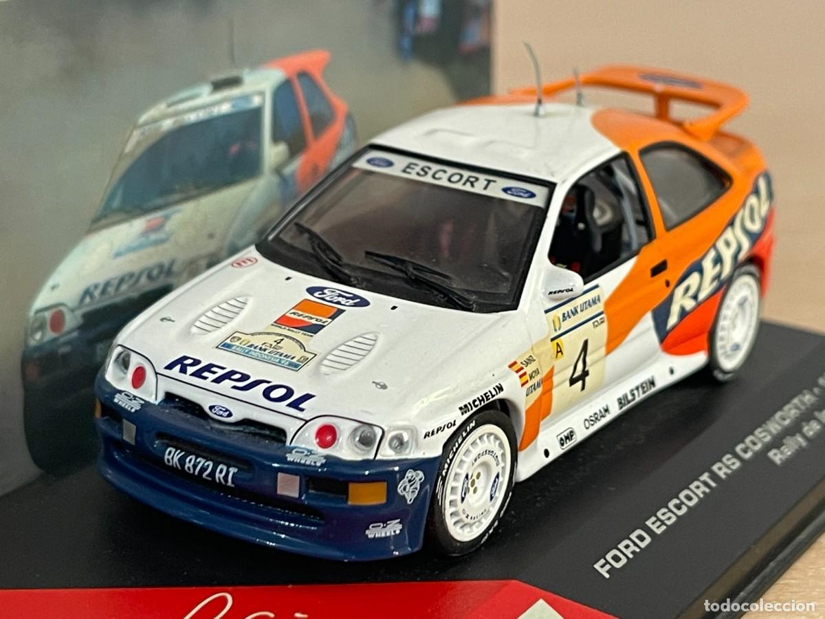 Coches a escala: Coche FORD ESCORT RS COSWORTH 1996 Rally de Indonesia #4 Carlos Sainz 1:43 die-cast metal ixo altaya