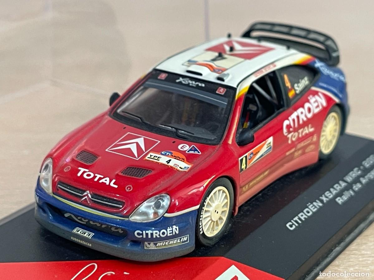 Coches a escala: Coche CITRO&Euml;N XSARA WRC 2004 Rally de Argentina #4 Carlos Sainz 1:43 die-cast metal car ixo altaya