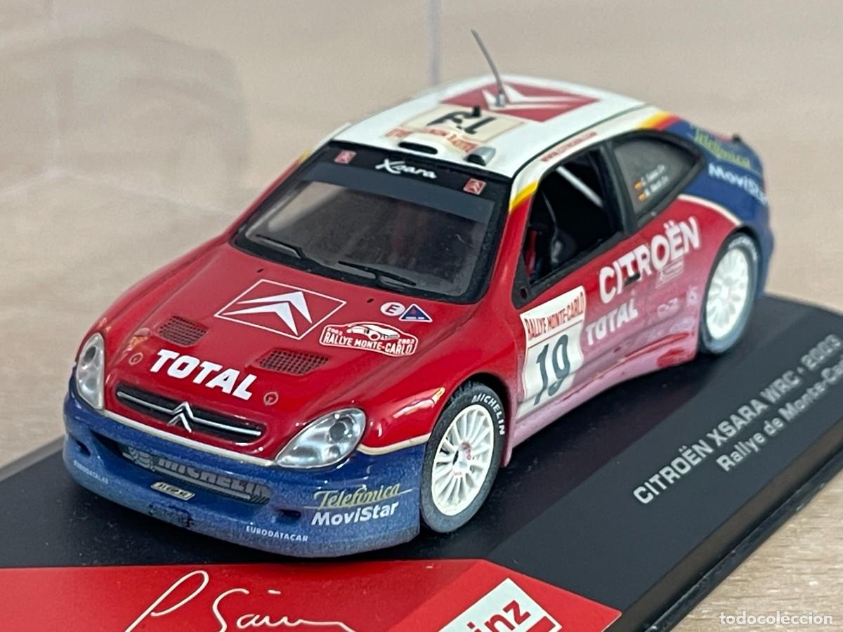 Coches a escala: Coche CITRO&Euml;N XSARA WRC 2003 Rallye de Monte-Carlo #19 Carlos Sainz 1:43 die-cast metal ixo altaya