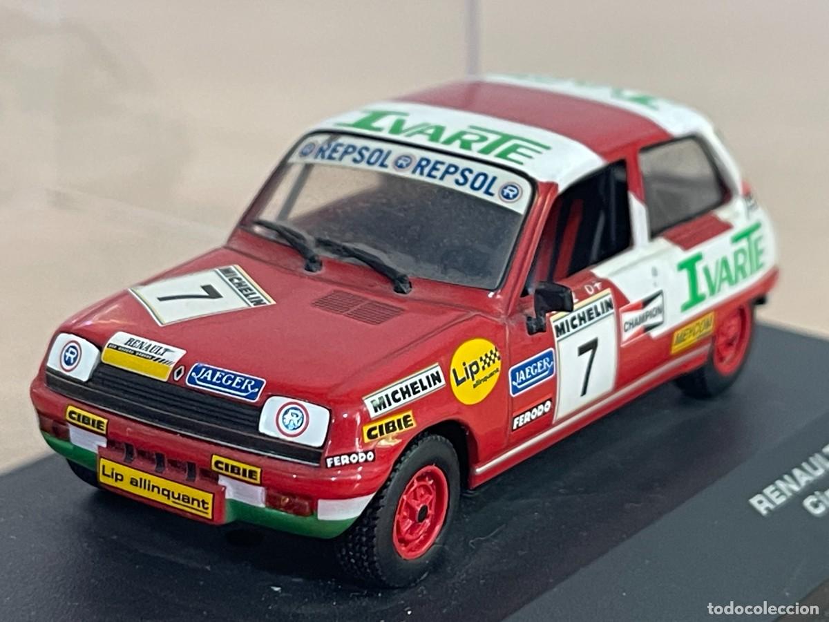 Coches a escala: Coche RENAULT 5TS 1981 Circuito de Calafat #7 Carlos Sainz Collection 1:43 die-cast 5 ts ixo altaya