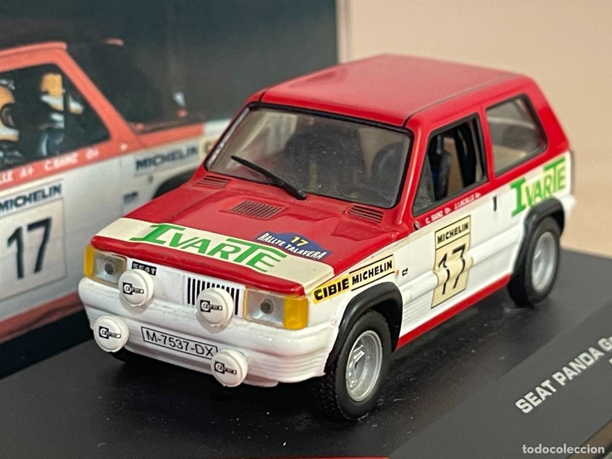 Coches a escala: Coche SEAT PANDA Grupo 2 1982 Rally de Talavera #17 Carlos Sainz Collection 1:43 die-cast ixo altaya