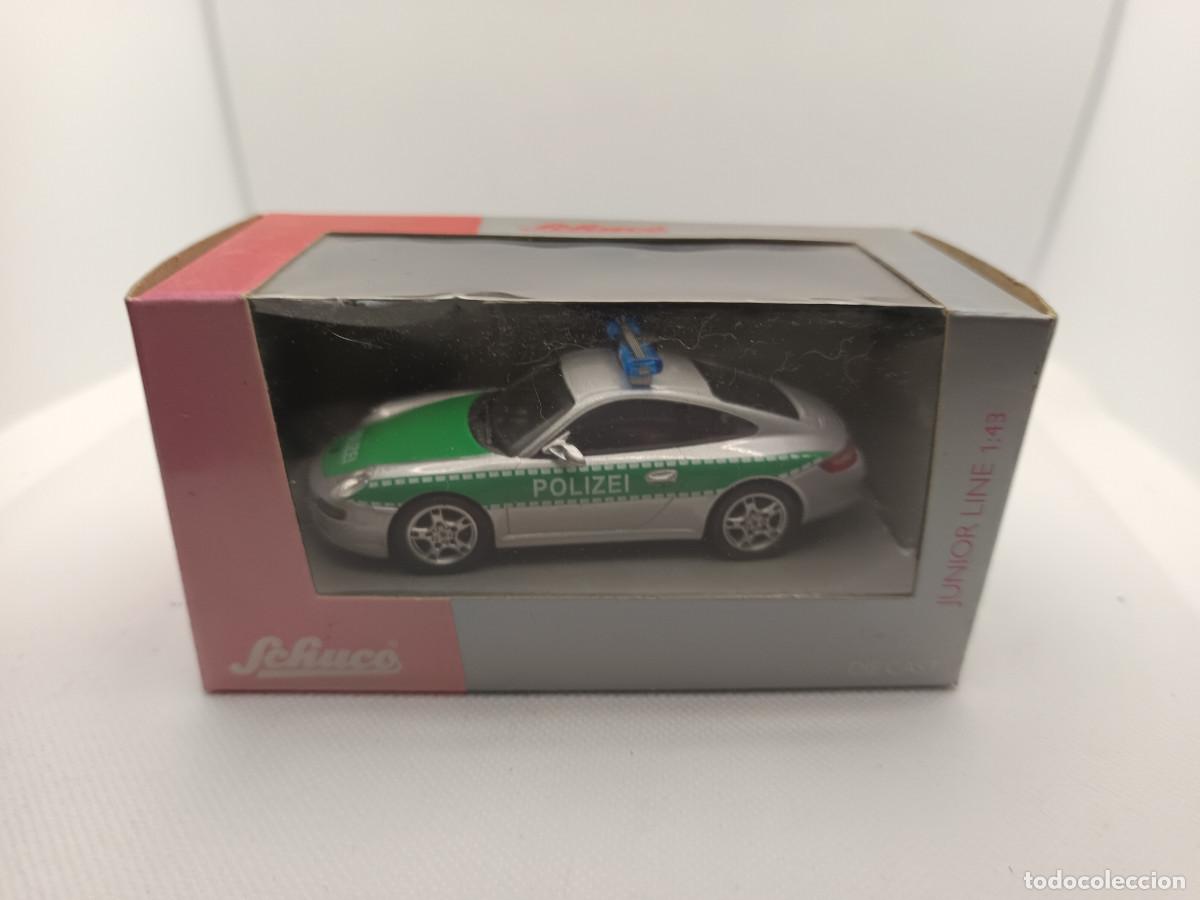 Coches a escala: Porsche 911 Carrera S 2006 Polizei Coche de policia 1:43 Schuco