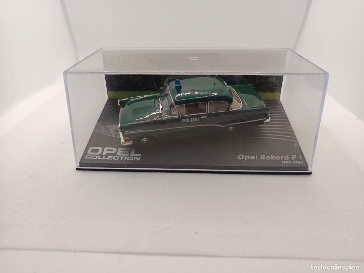 Coches a escala: Opel Rekord P1 Polizei 1957 1:43 Coche de policia Opel Collection DeAgostini