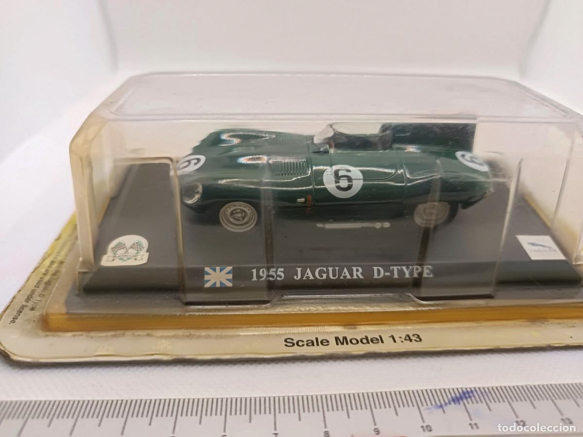 Coches a escala: Jaguar D-Type 1955 Le Mans Coche de carreras 1:43 Ediciones Del Prado