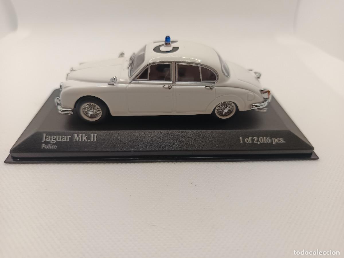 Coches a escala: Jaguar Mk.II Metropolitan Police de Minichamps. Serie limitada de 2016 unidades