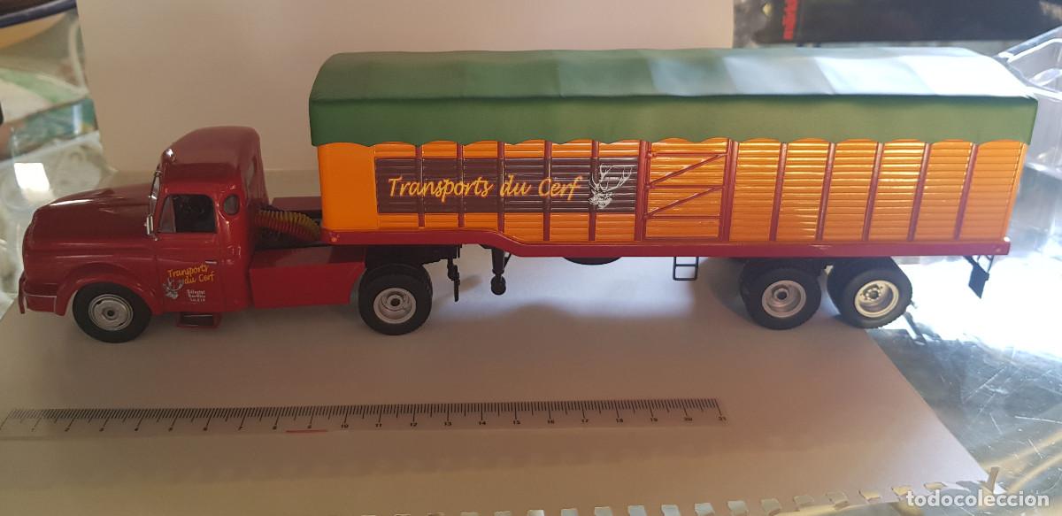 Coches a escala: CAMION WILLEME LC610 / TRANSPORTS DU CERF - 1:43 - CAMIONES ARTICULADOS ALTAYA