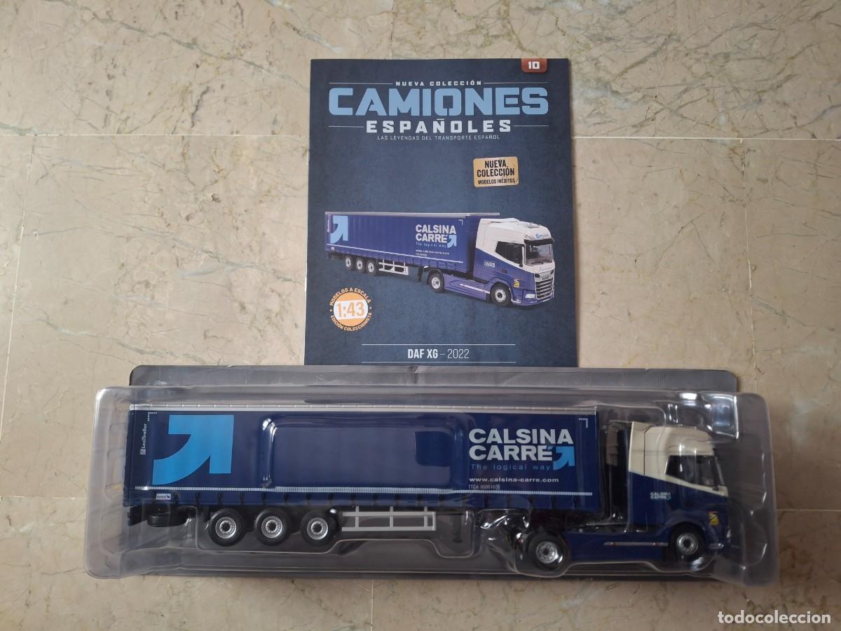 Coches a escala: Cami&oacute;n DAF XG a&ntilde;o 2022 de Calsina Carre a 1/43 de Salvat