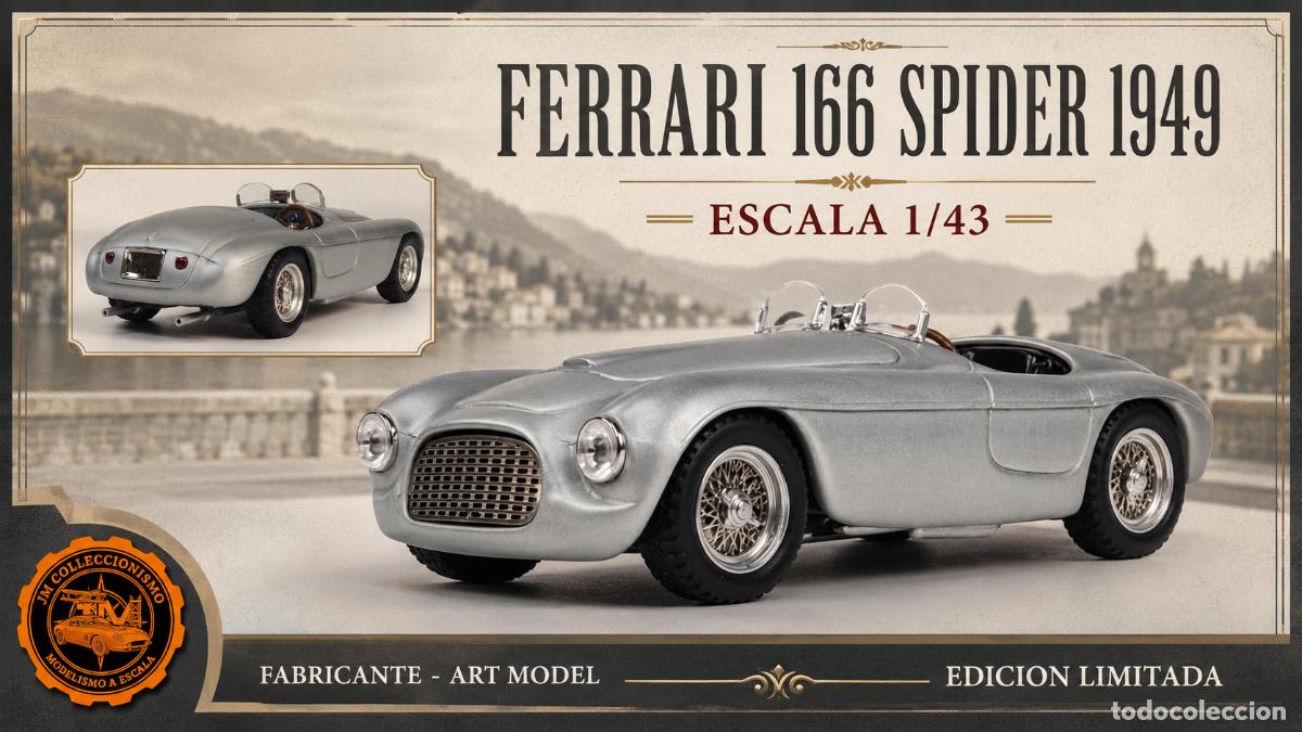 Coches a escala: Ferrari 166 MM Spider 1949