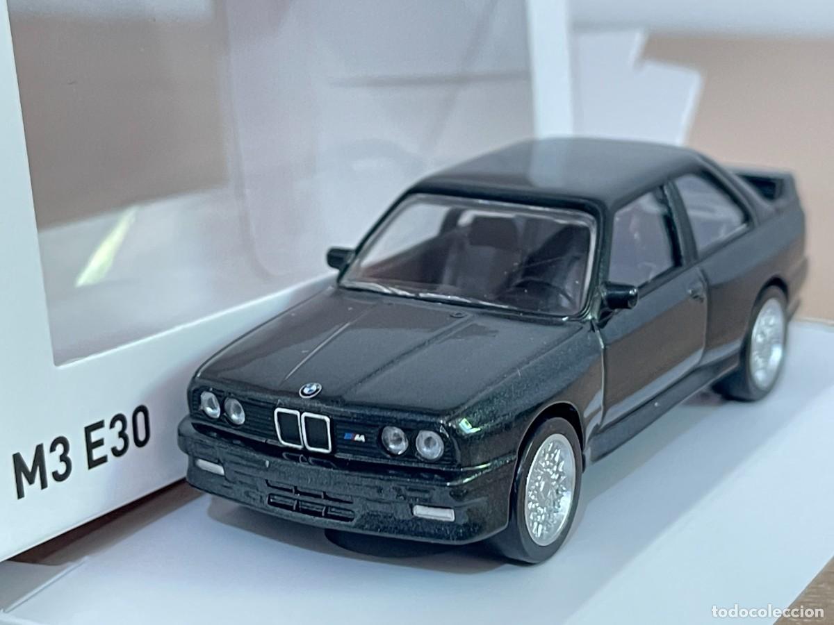 Coches a escala: Norev coche BMW M3 E30 Black escala 1:43 die-cast metal car bmw caja E-30 negro 1/43