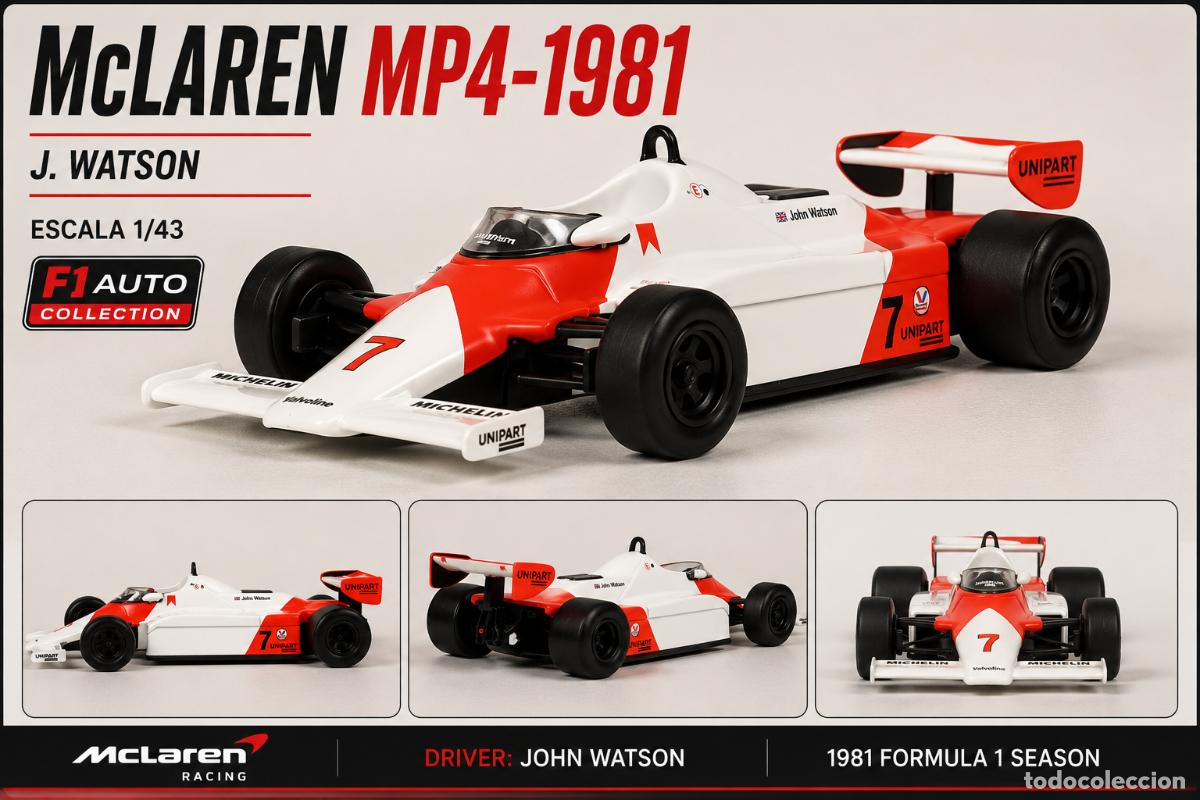 Auto in scala: McLaren MP4/1 1981 - J. Watson