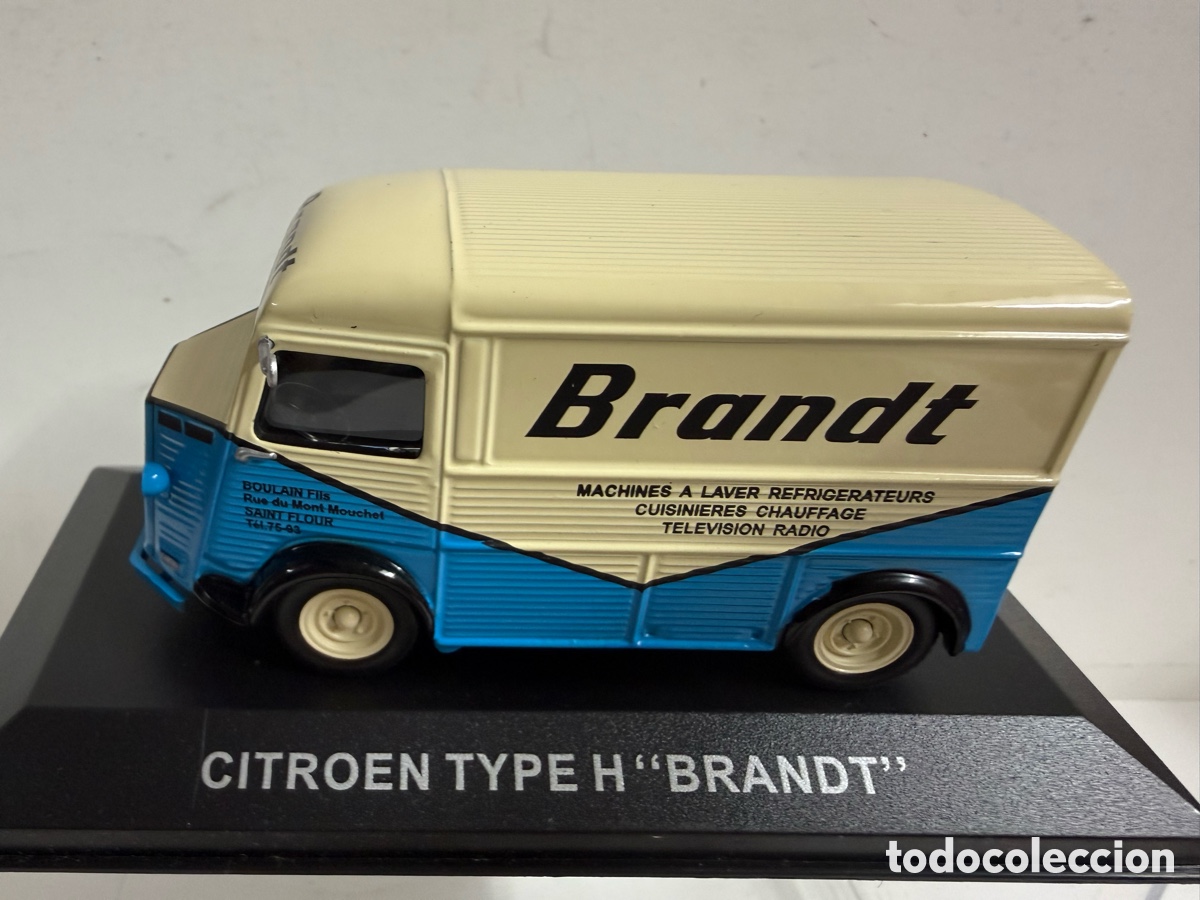 Coches a escala: COCHE DE ALTAYA DE PUBLICIDAD CITROEN TYPE H ( BRANDT) ESCALA 1/43 ES NUEVO