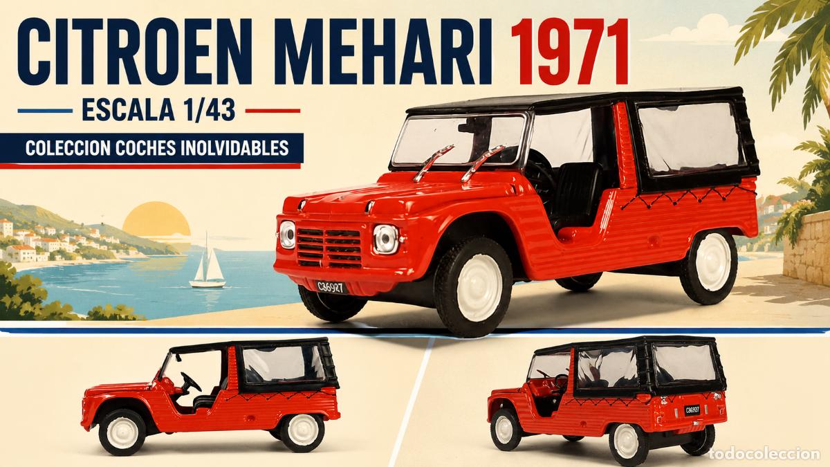 Carros em escala: Citroen Mehari 1971 1/43