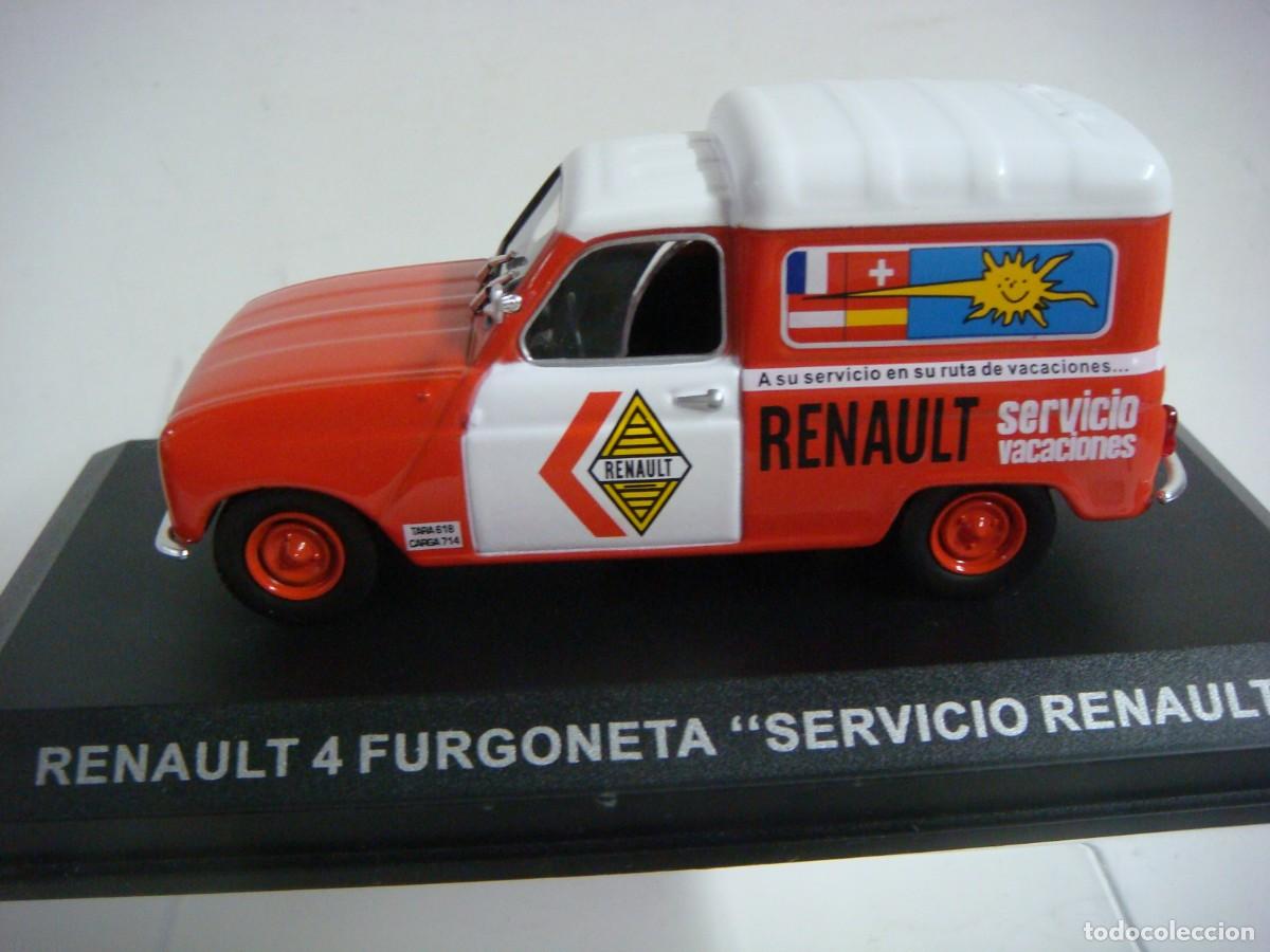 Coches a escala: COCHE DE ALTAYA RENAULT 4 FURGONETA ( SERVICIO RENAULT ) ESCALA 1/43 ES NUEVO