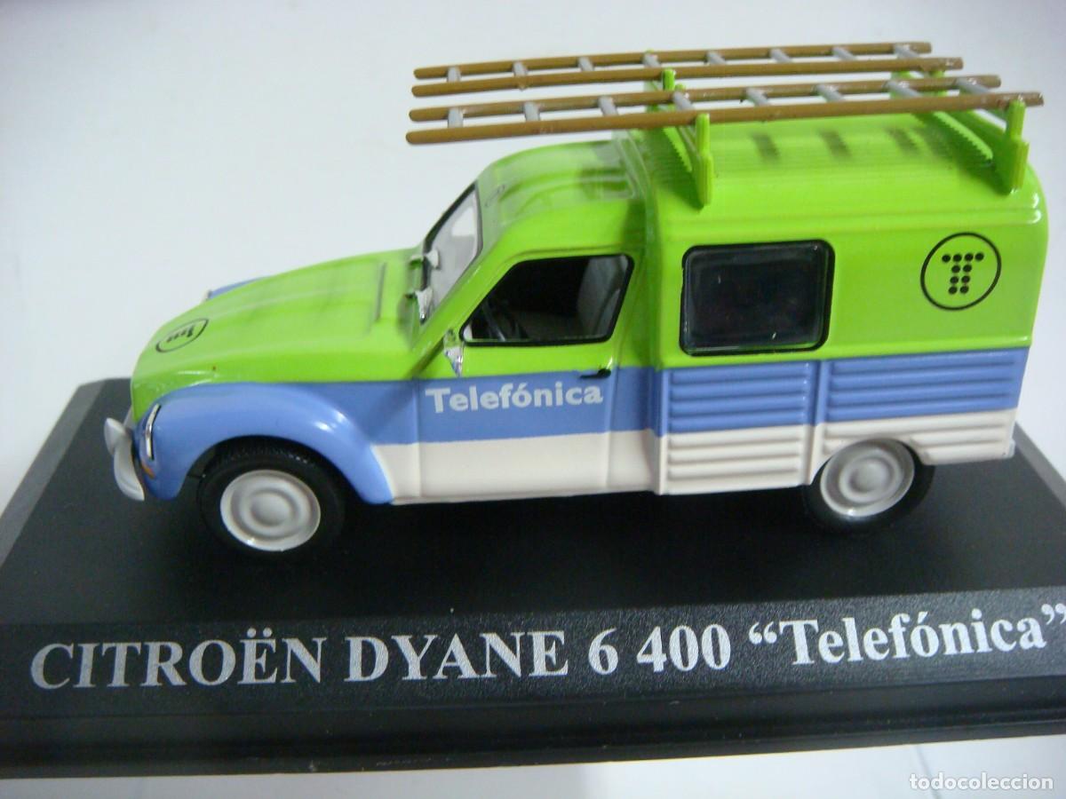 Coches a escala: COCHE CITROEN DYANE 6 400 &rdquo;TELEFONICA&rdquo;-ESCALA 1'43 ES NUEVO
