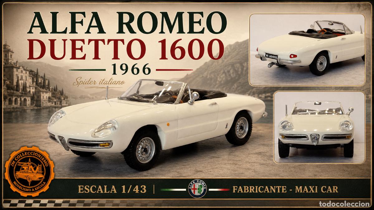 Coches a escala: ALFA ROMEO DUETTO 1600 1966