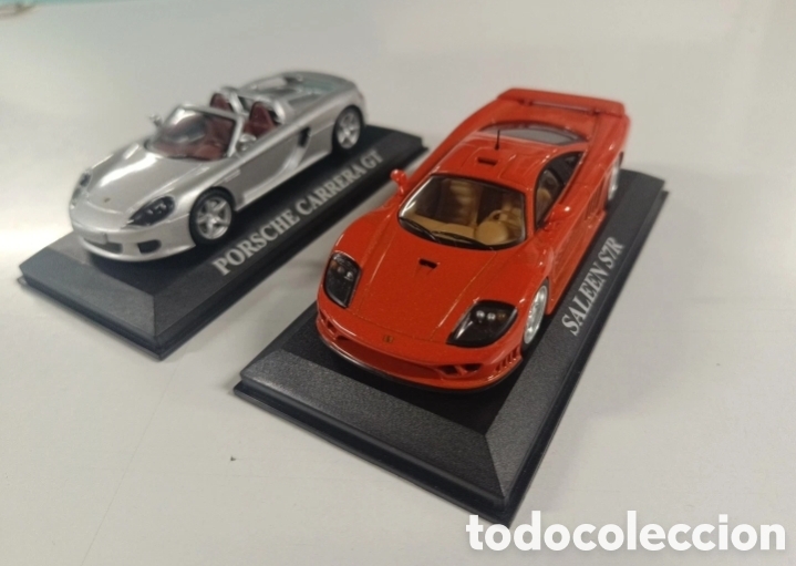 Coches a escala: Lote 2 Coches Miniatura 1:43 - Saleen S7R & Porsche Carrera GT - Colecci&oacute;n