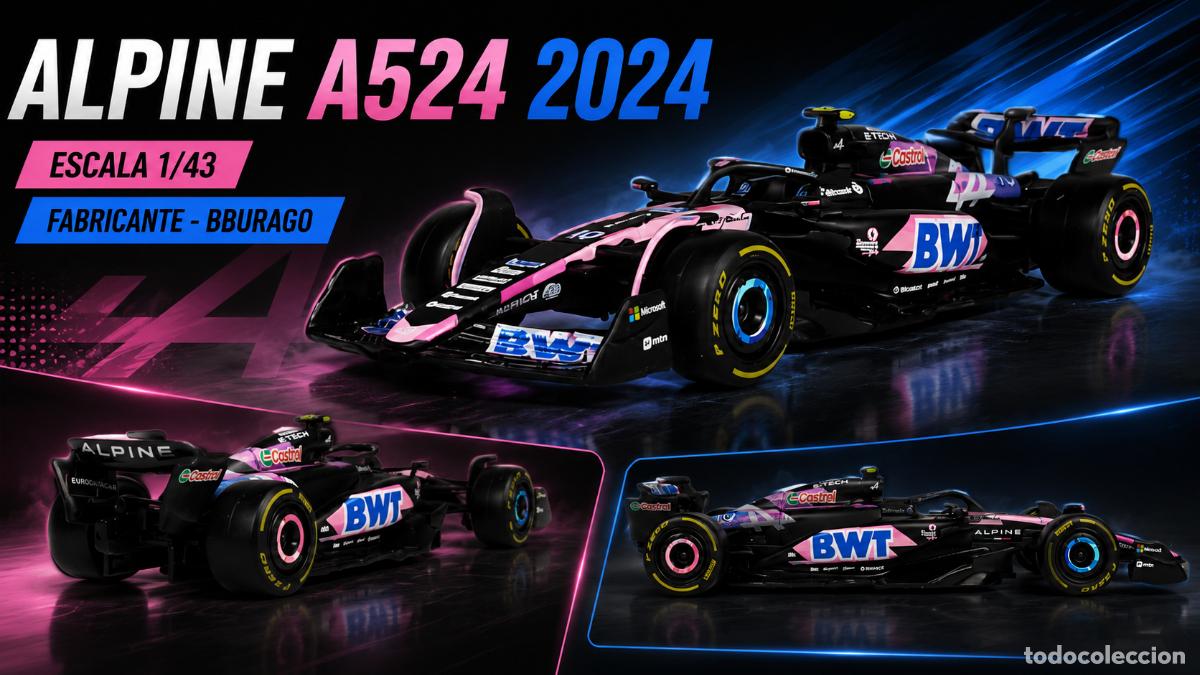 Voitures &agrave; l'&eacute;chelle: Alpine A524 2024 - P. Gasly
