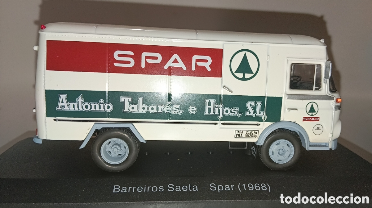 Coches a escala: VEH&Iacute;CULO REPARTO Y SERVICIO SALVAT BARREIROS SAETA SPAR 1968