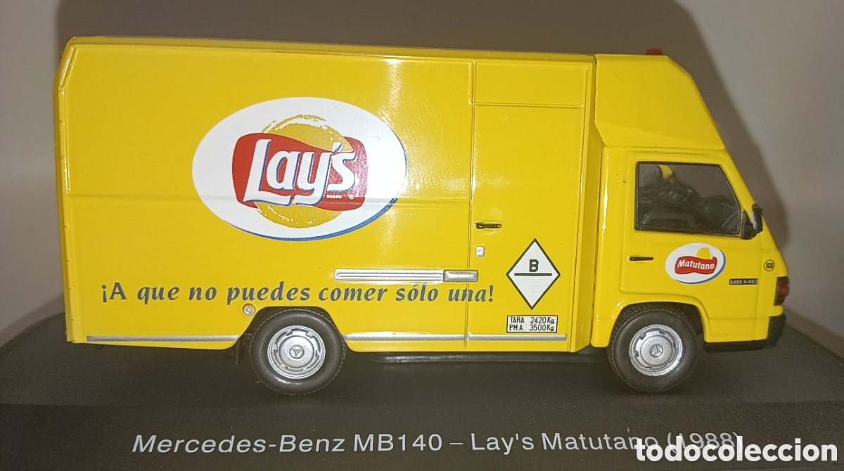 Coches a escala: VEH&Iacute;CULO REPARTO Y SERVICIO SALVAT MERCEDES LAYS MATUTANO 1988
