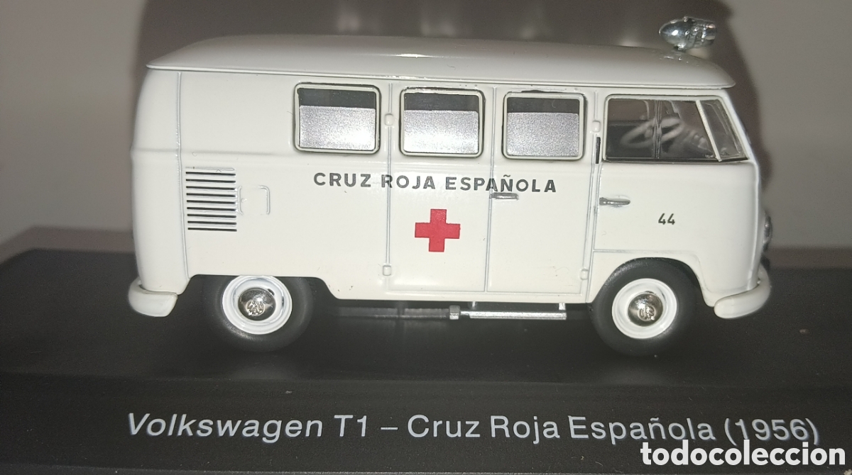 Coches a escala: VEH&Iacute;CULO REPARTO Y SERVICIO SALVAT VOLKSWAGEN T 1 CRUZ ROJA ESPA&Ntilde;OLA 1956