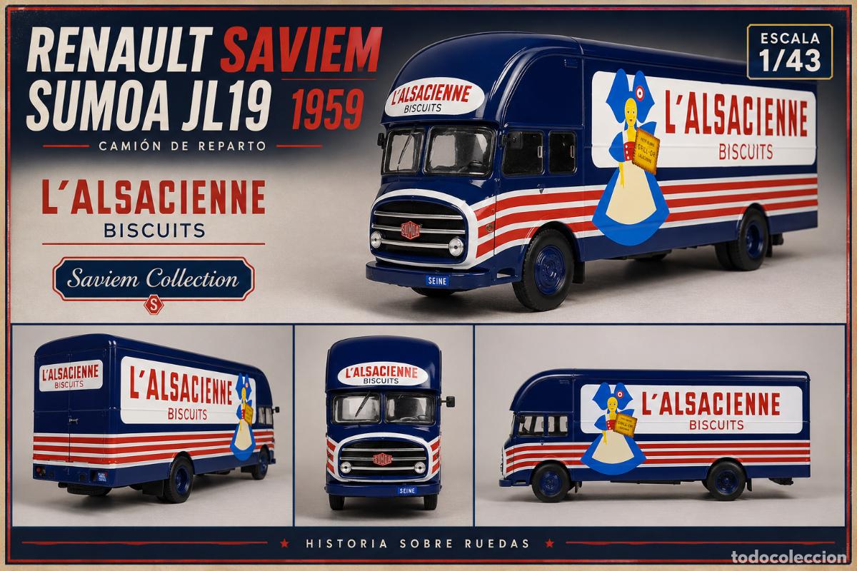 Voitures &agrave; l'&eacute;chelle: Renault Saviem Sumoa JL19 1959