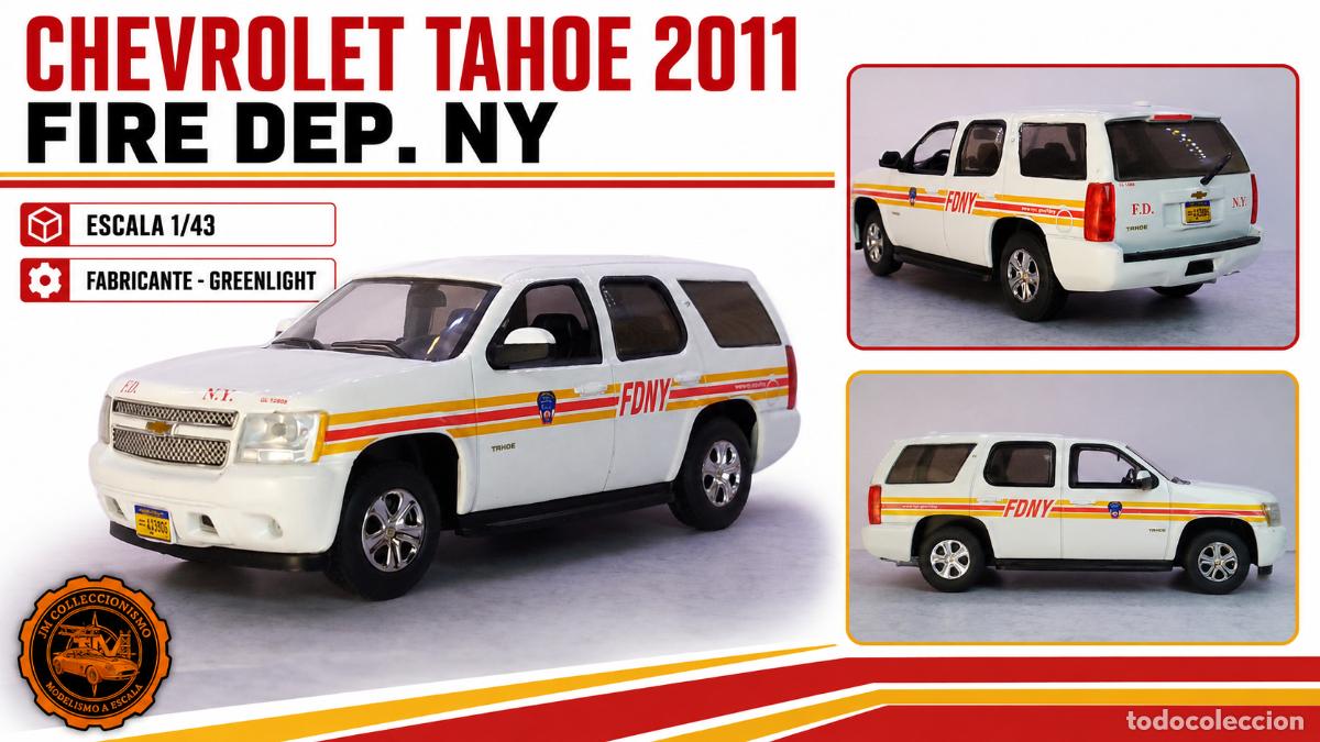 Voitures &agrave; l'&eacute;chelle: CHEVROLET TAHOE 2011 FIRE DEPT. NY