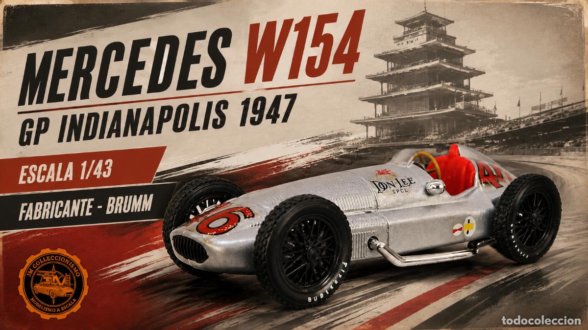 Voitures &agrave; l'&eacute;chelle: Mercedes W154 GP Indianapolis 1947
