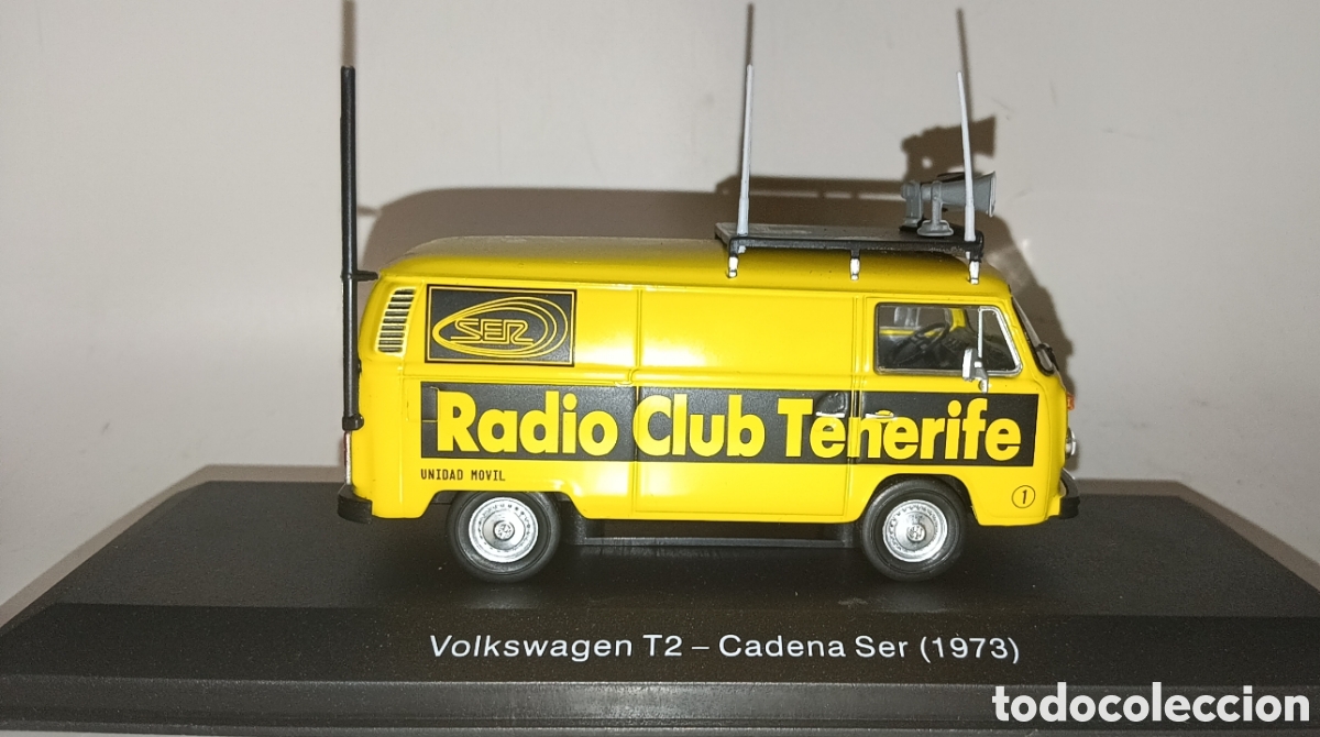 Coches a escala: VEH&Iacute;CULO REPARTO Y SERVICIO VOLKSWAGEN T2 T 2 CADENA SER 1973