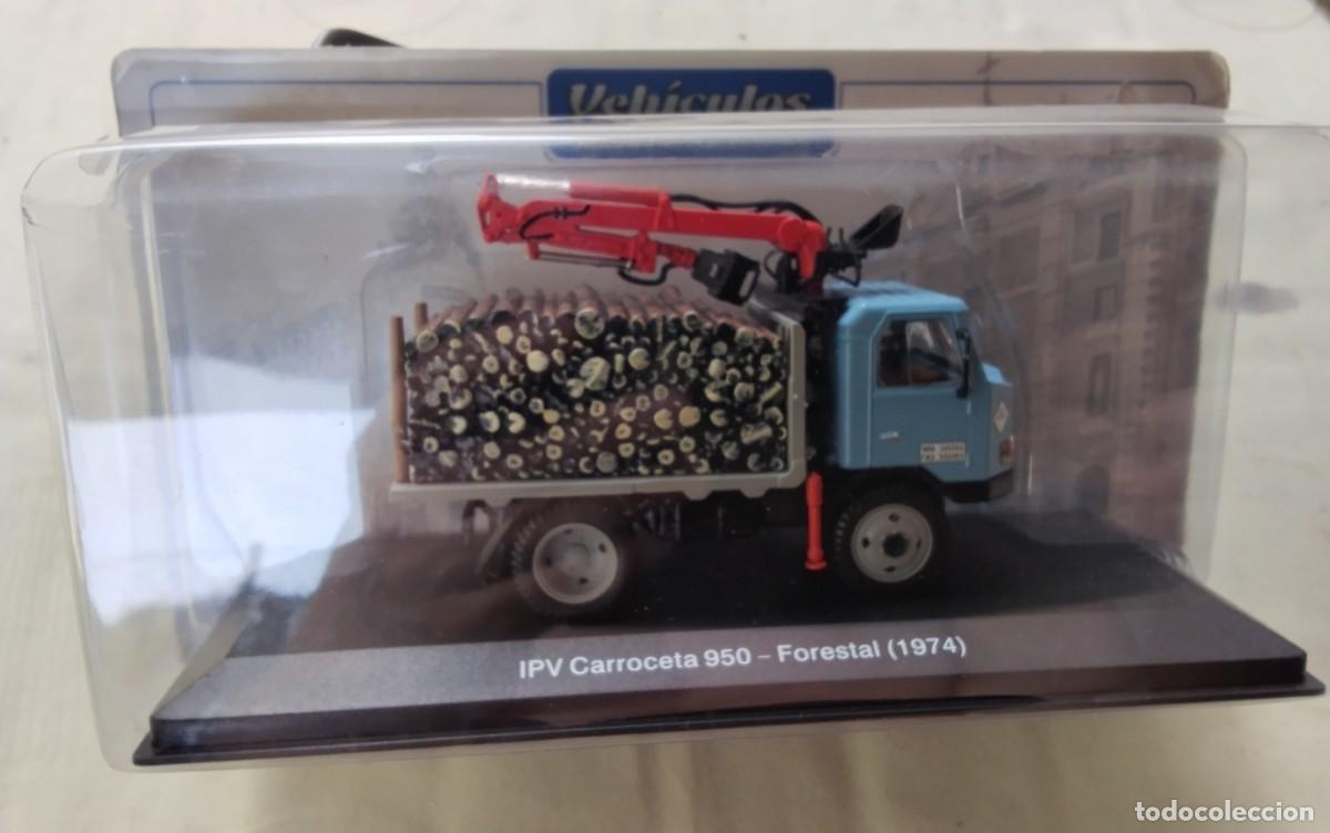Coches a escala: CAMION DE LA COLECCION VEHICULOS IPV-CARROCETA 950-FORESTAL 1974 , MUY BONITO