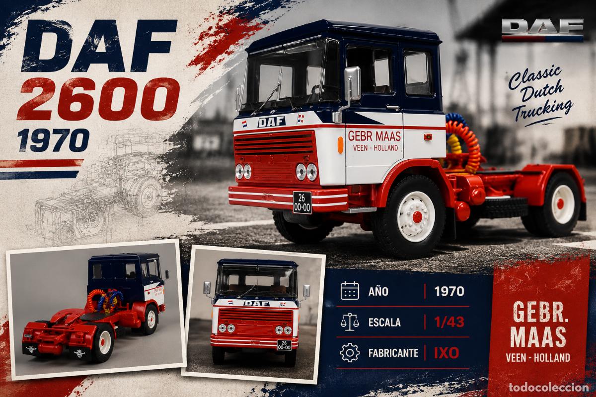 Voitures &agrave; l'&eacute;chelle: Daf 2600 1970 1/43 IXO