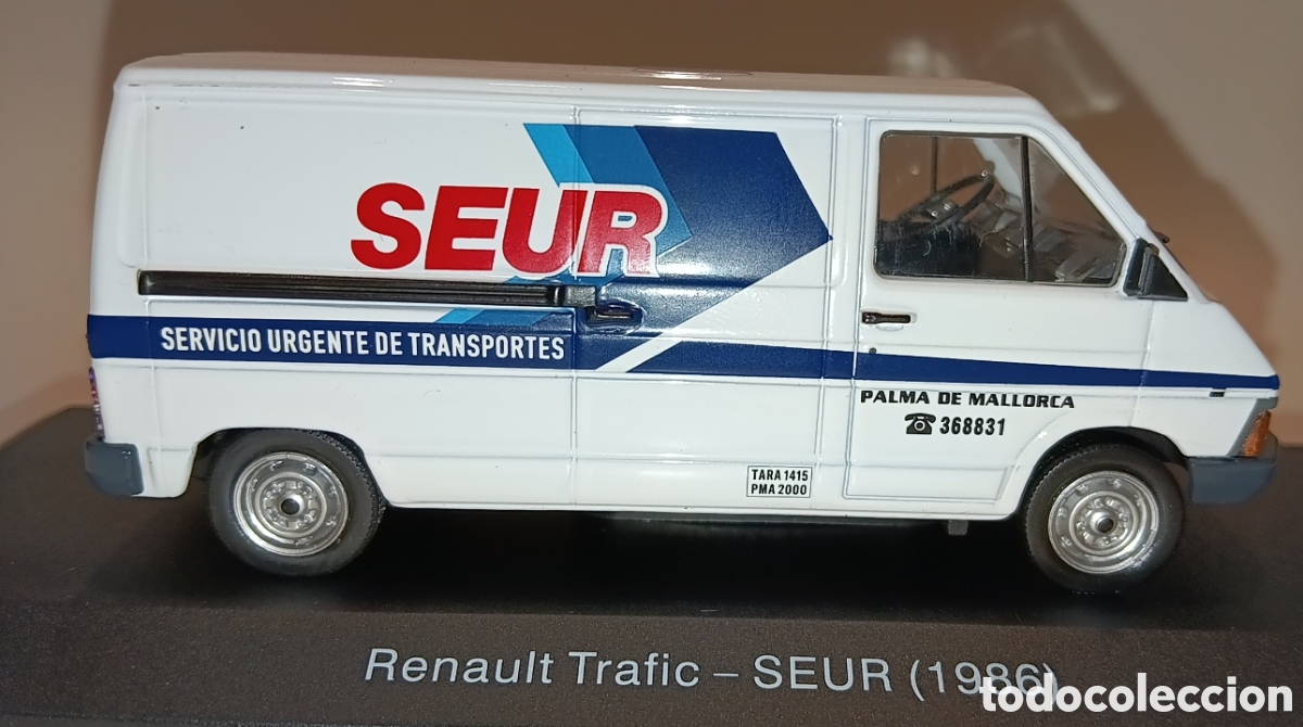 Coches a escala: VEH&Iacute;CULO REPARTO Y SERVICIO SALVAT RENAULT TRAFIC SEUR 1986