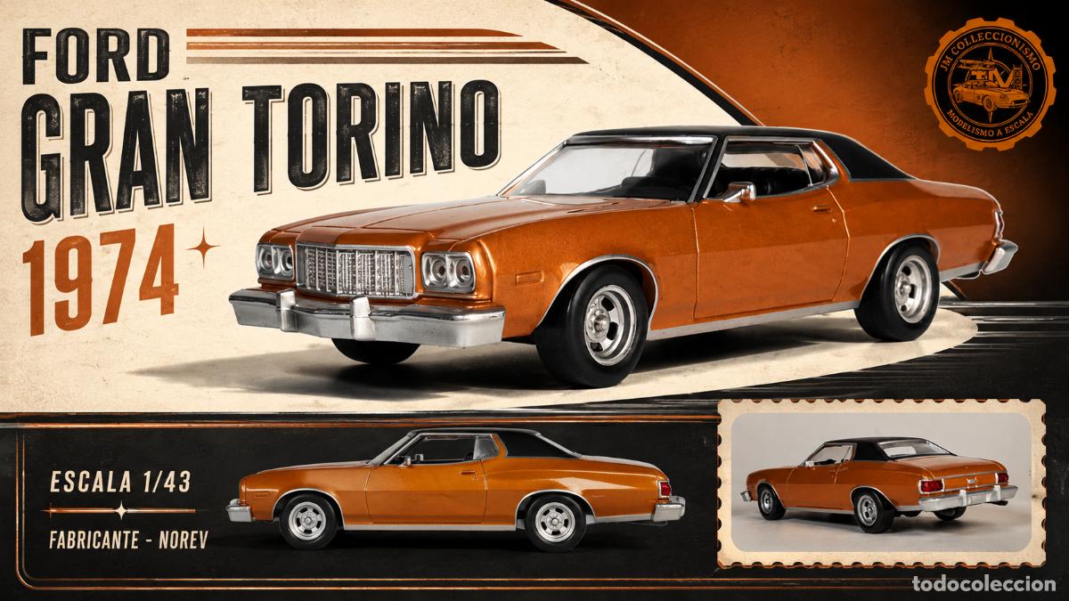 Carros em escala: FORD GRAN TORINO 1974