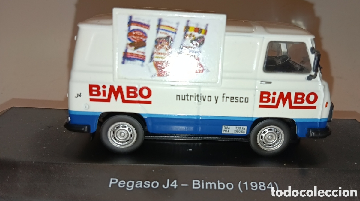 Coches a escala: VEH&Iacute;CULO REPARTO Y SERVICIO SALVAT PEGASO SABA BIMBO 1984