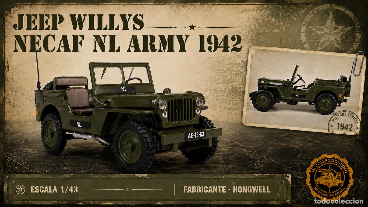 Modellautos: Jeep Willys Necaf NL Army 1942
