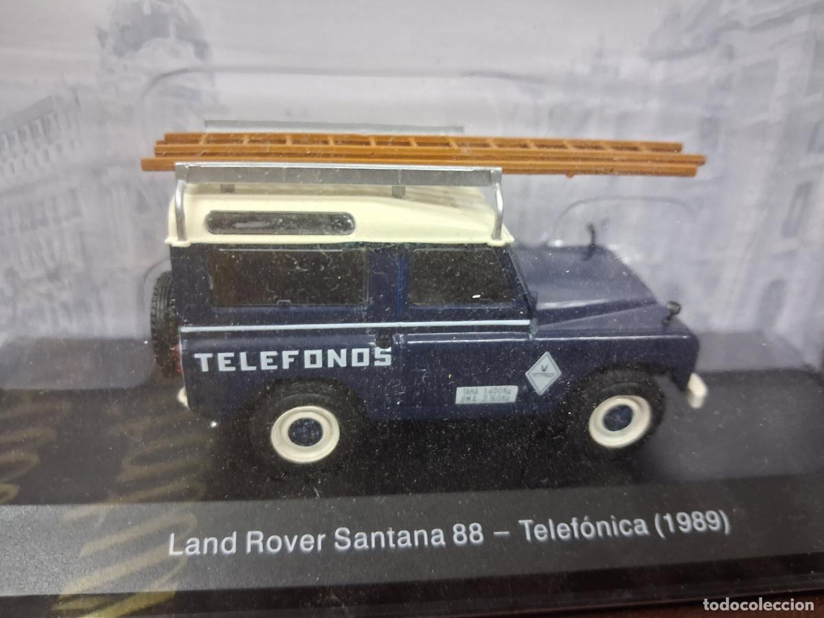 Coches a escala: COCHE CAMION MINIATURA 1:43 VEHICLOS DE REPARTO Y SERVICIOS LAND ROVER SANTANA TELEFONICA 1989 NUEVO