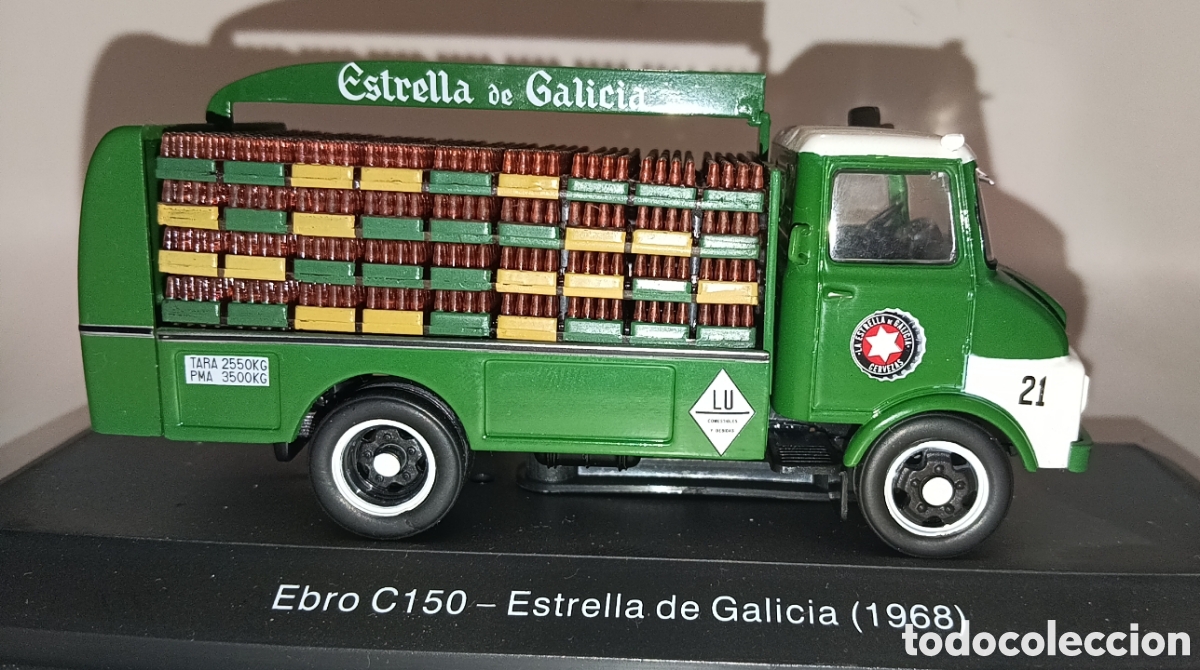 Coches a escala: VEH&Iacute;CULO REPARTO Y SERVICIO SALVAT EBRO ESTRELLA GALICIA 1968