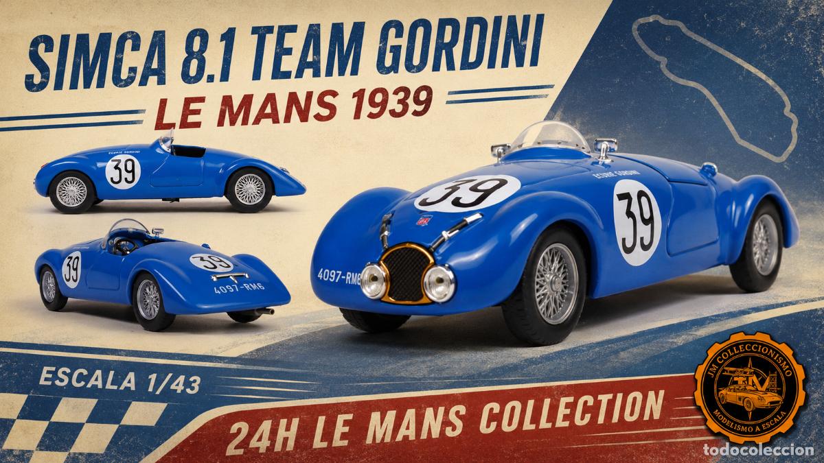 Model Cars: Simca 8 1.1 Team Gordini Le Mans 1939