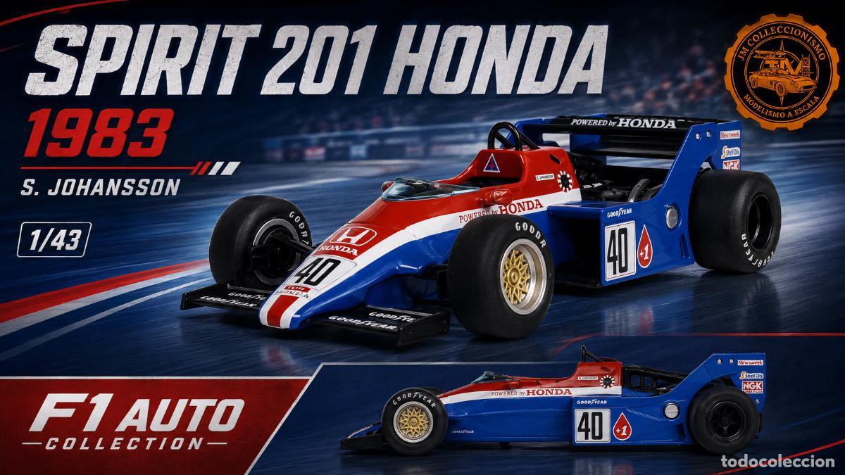 Modellautos: Spirit 201 Honda 1983 - S. Johansson