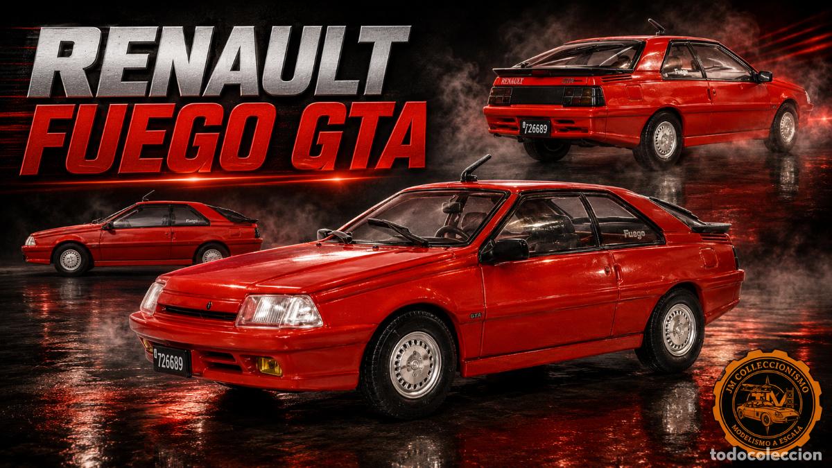 Coches a escala: Renault Fuego GTA 1991