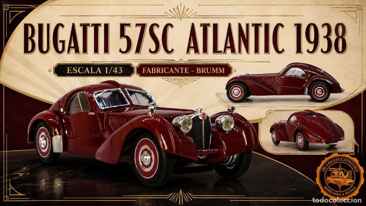 Coches a escala: BUGATTI 57SC ATLANTIC 1938