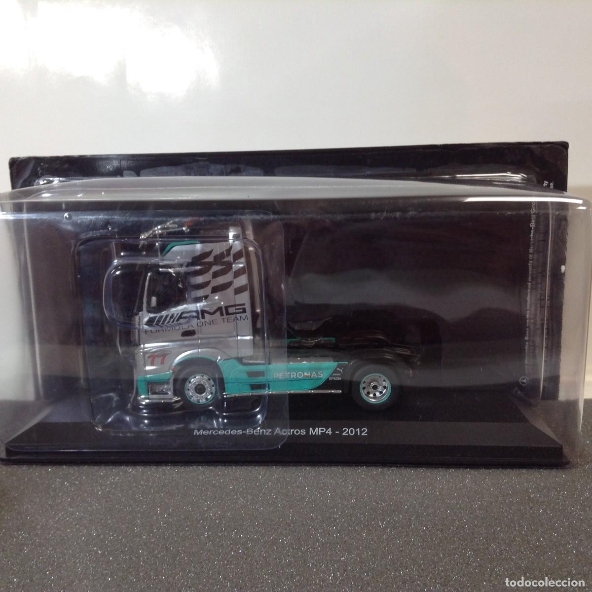 Coches a escala: Mercedes-Benz Actros MP4 Truck 2012 AMG Petronas F1 Team 1:43 Hachette