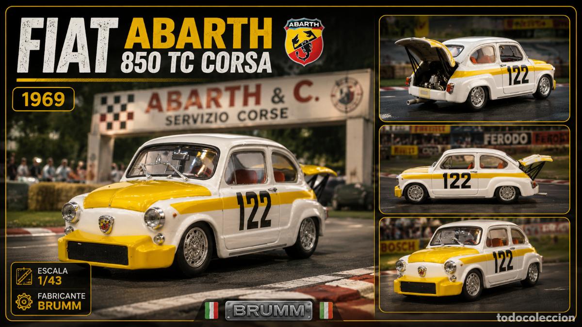 Voitures &agrave; l'&eacute;chelle: Fiat 850 TC Corsa 1969